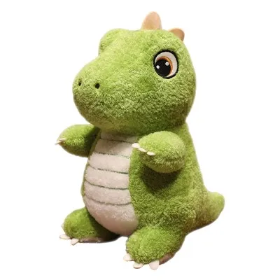 かわいい緑の恐竜のぬいぐるみ